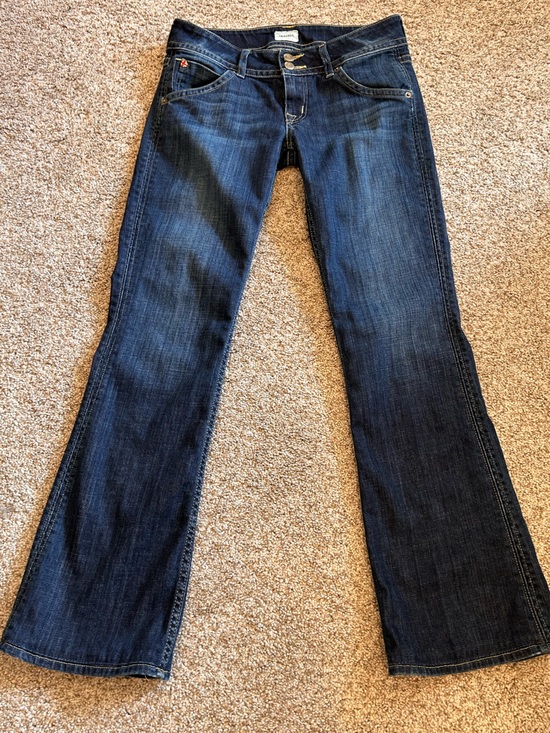 Hudson Jeans Denim - Hudson Low Rise Flare Leg Dark Wash Jeans SZ 27. Y2K. Made in Mexico. Classic